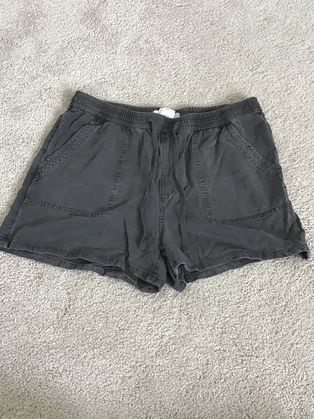 O'Neill Charcoal Drawstring Athletic Shorts